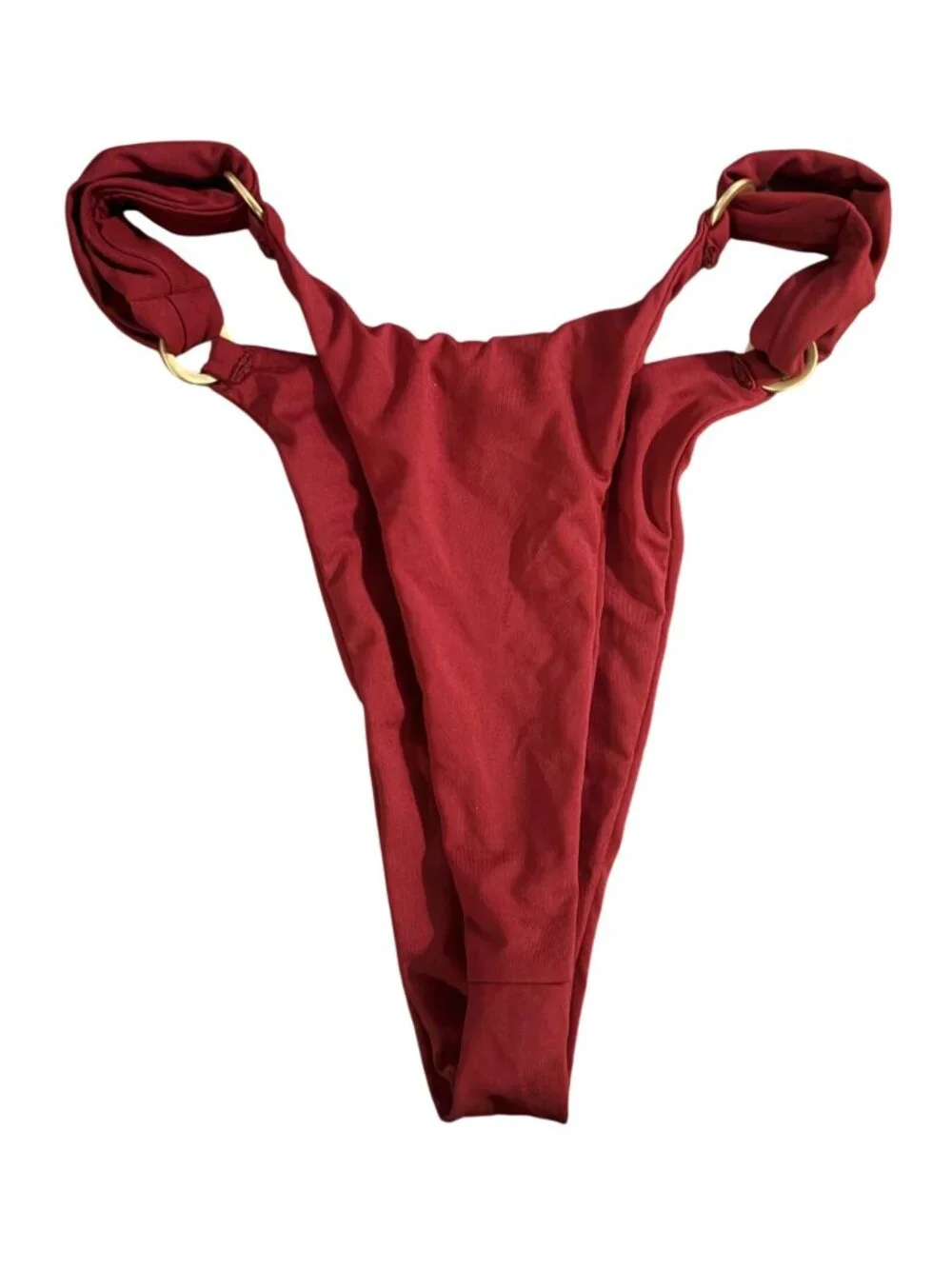 MONDAY Swimwear Morocco Bikini Bottoms in Cherry